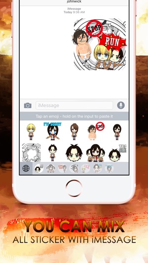 Giant Emoji Stickers Keyboard Art Themes ChatStick(圖3)-速報App