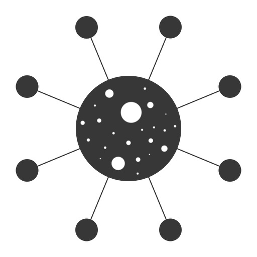Ball Stick - jump color dotz into spinny circle Icon