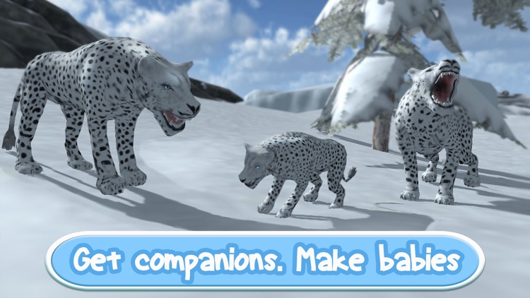 Wild Snow Leopard: Animal Simulator Full