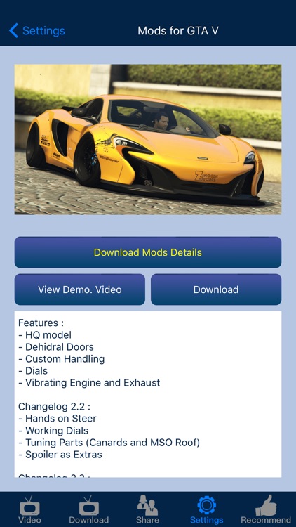 Mods for Grand Theft Auto V