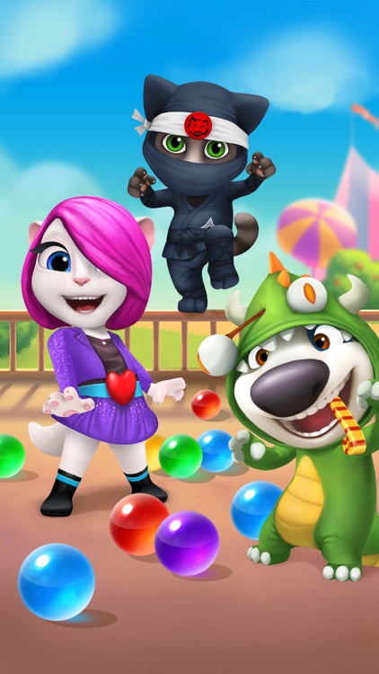 Talking Tom Bubble Shooter