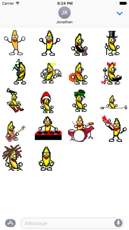 bananas ~ dancing bananas sticker pack