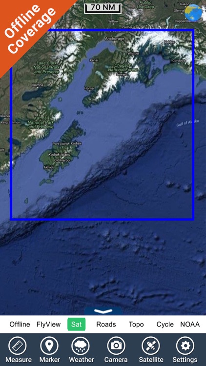 Marine : Alaska South West HD - GPS Map Navigator screenshot-4