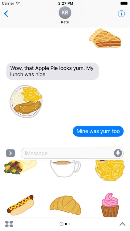 Food Sketch Stickers