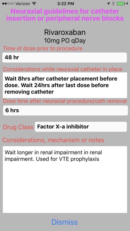 Neuraxial coagulation guide screenshot-3