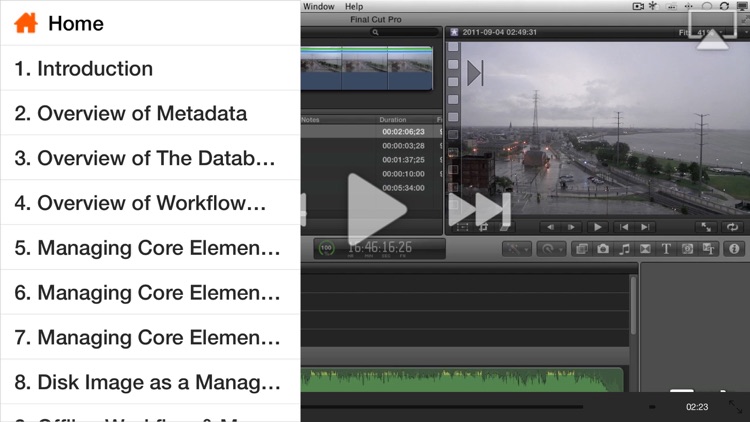 Course For Final Cut Pro X Managing Media