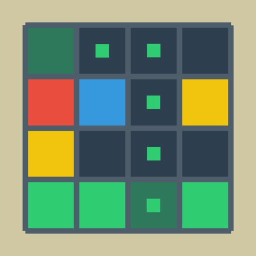 Move Connect Match 4 Squares logic puzzle 2016