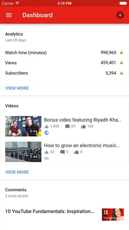 YouTube Creator Studio