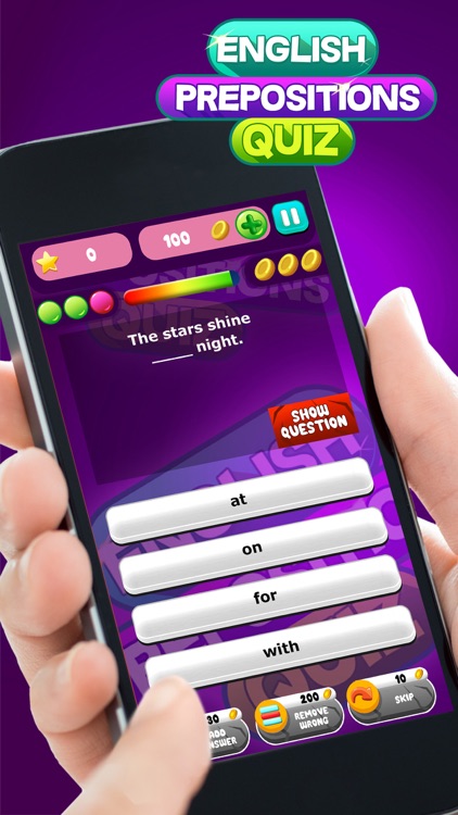 English Prepositions Grammar Quiz – Download Best Education Game and Learn while Having Fun