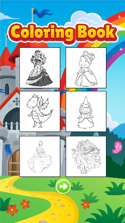 Princess Coloring Book -Painting for Kids & Toddle