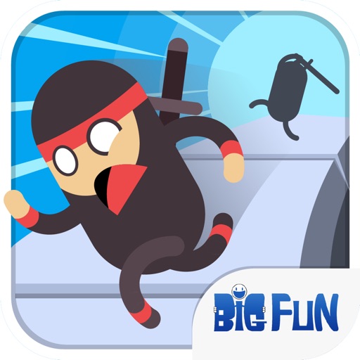 Black Kid Ninja Gaiden Jumping iOS App