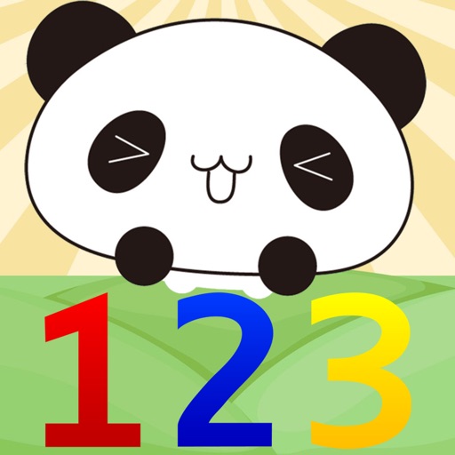 1 2 3 Words Baby Learn English Numbers Flash Cards Icon