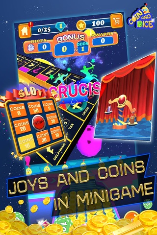 Coin And Dice - Medal pusher game & Board game screenshot 2