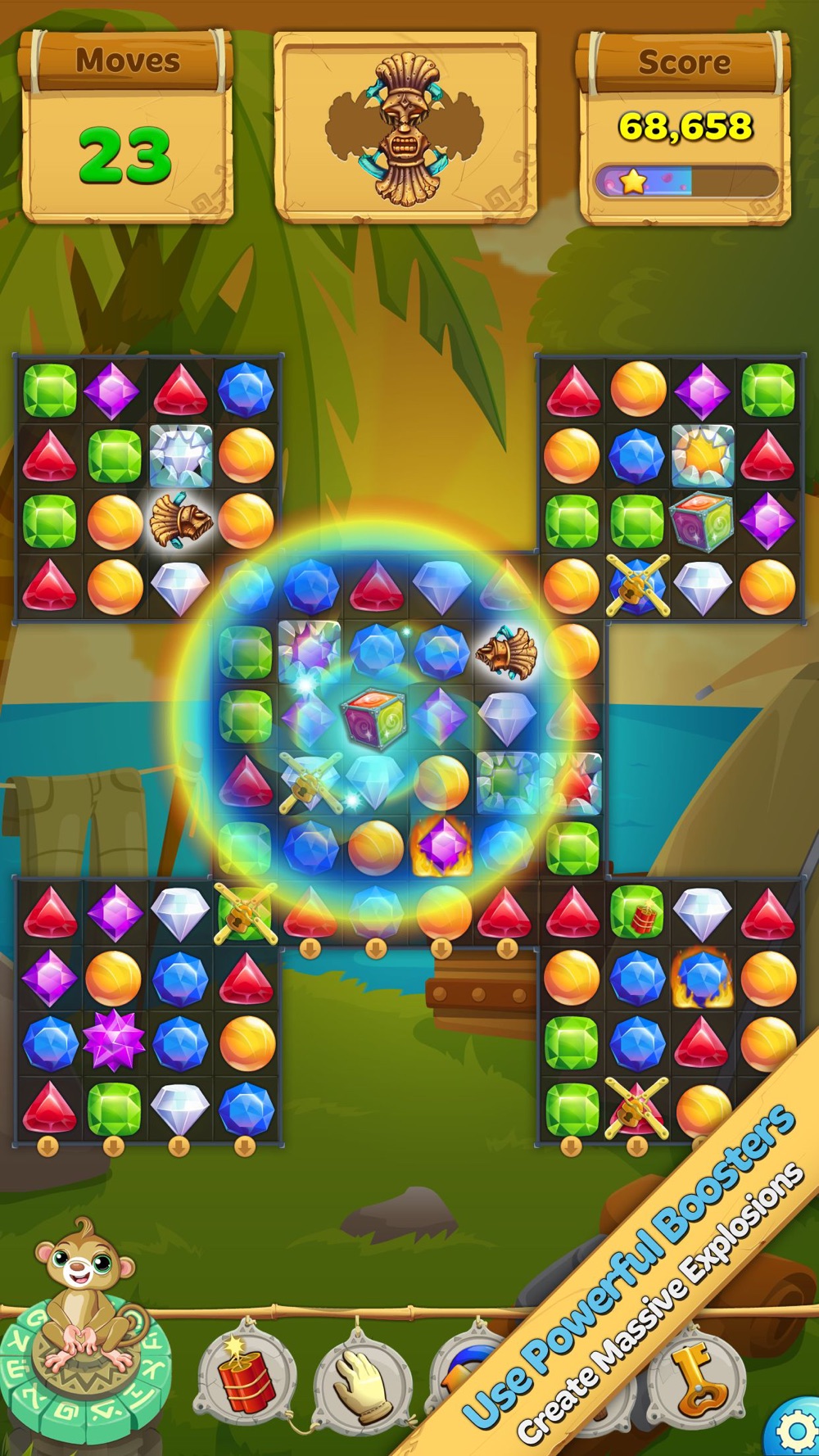 Crystal Island: Match 3 Puzzle hack tool