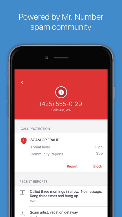 Mr. Number: Call Block & Reverse Lookup