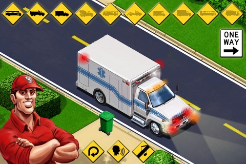 Kids Vehicles: City Trucks & Buses Lite for iPhone screenshot 2