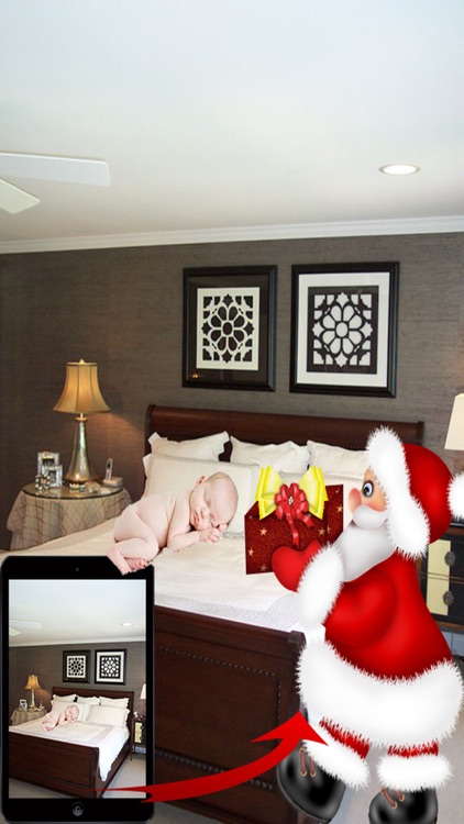 Catch Santa Claus - Fun Photo Proof Father XMas