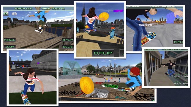 Extreme Skateboarder - Die Hard Racer Chase 3D Game(圖1)-速報App