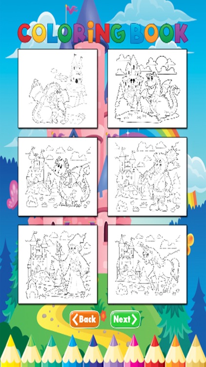 Princess Art Coloring Book - for Kids