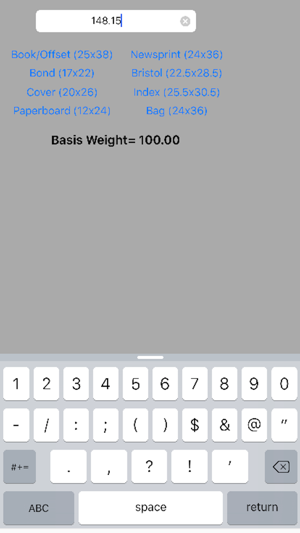 Grammage To Basis Weight(圖2)-速報App