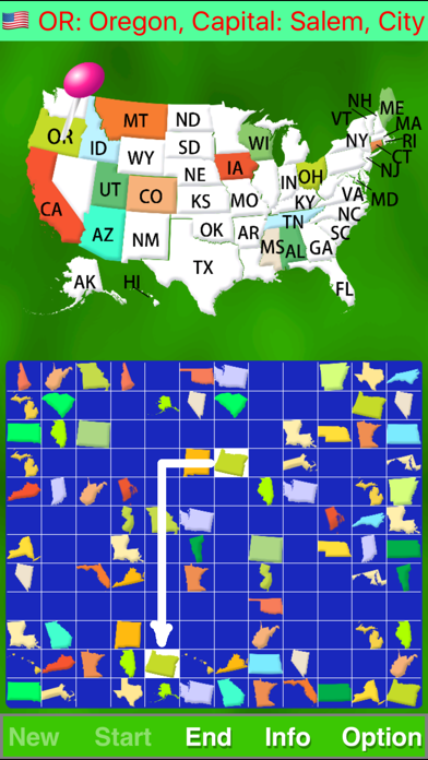 Map Solitaire USA by SZY 9.9.8 IOS -