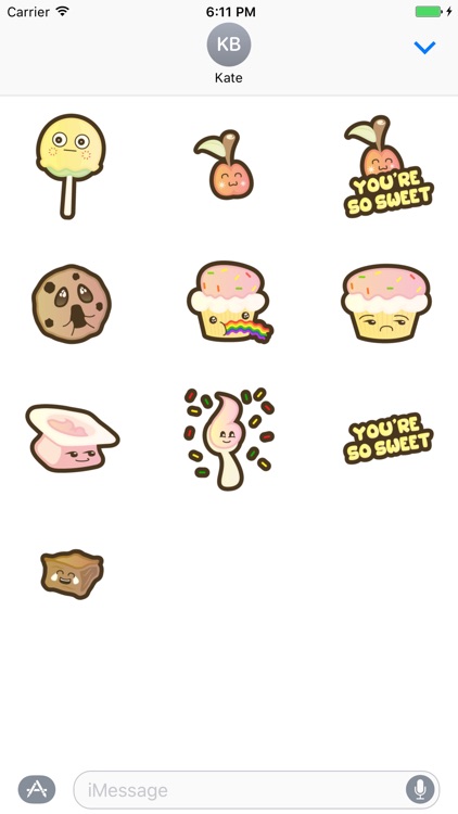 Cute Dessert Stickers