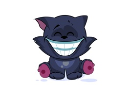 Black Cat - Stickers for iMessage