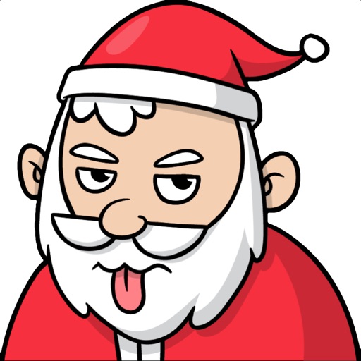 Grumpy Santa Xmas Stickers iOS App