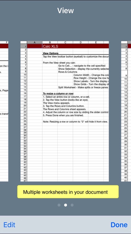 Calc XLS Spreadsheet screenshot-2