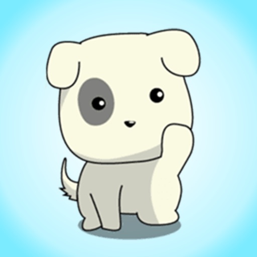 Cute Little Dog - Stickers! icon