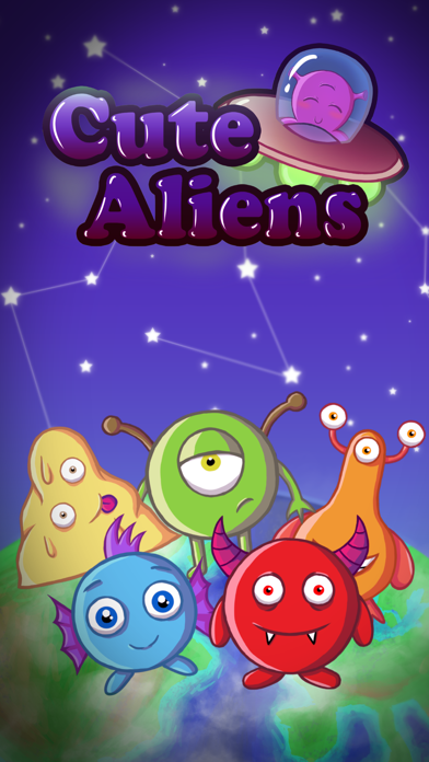 How to cancel & delete Cute Aliens - Match 3 Invasion from iphone & ipad 1