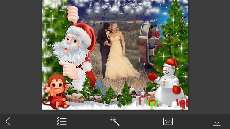 Holiday Christmas Frame - Photo editor