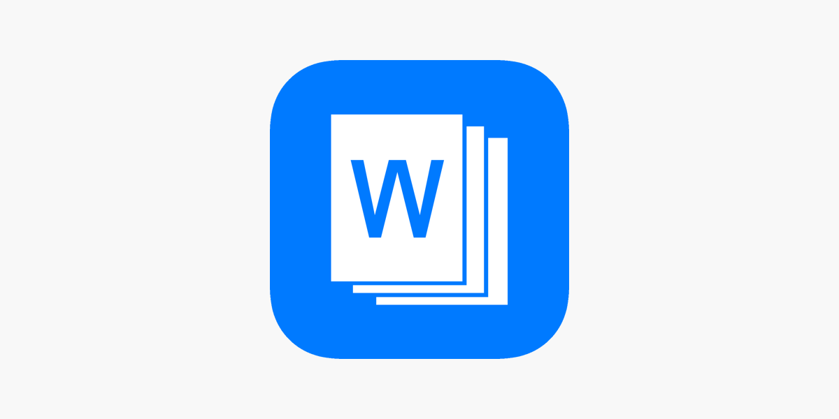 Word 用テンプレート をapp Storeで