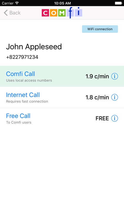 Comfi Cheap International Calls & Free VoIP Calls