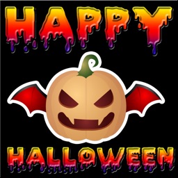 Halloween Stickers and Texts