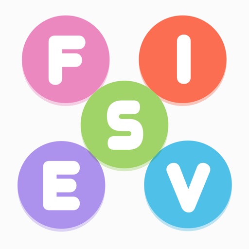 Fives - 5 Letter 1 Word, Word Puzzle Search Icon