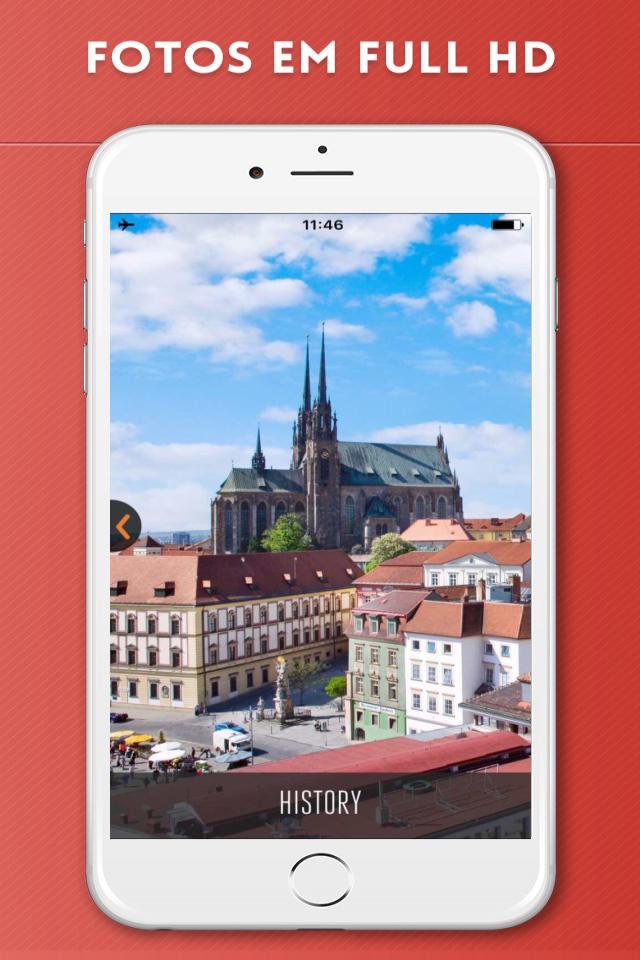 Brno Travel Guide with Offline City Street Map screenshot 2