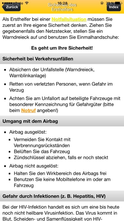 Erste Hilfe Infoflip