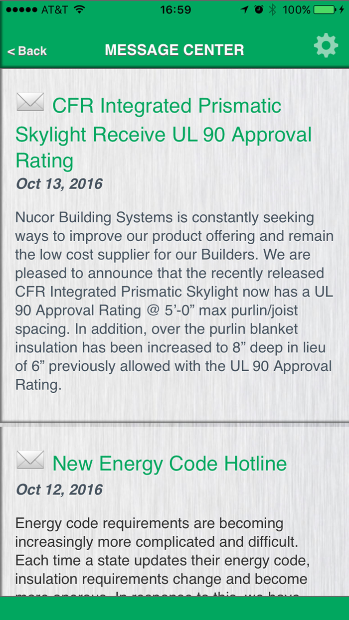 Nucor Building Systems Toolbox