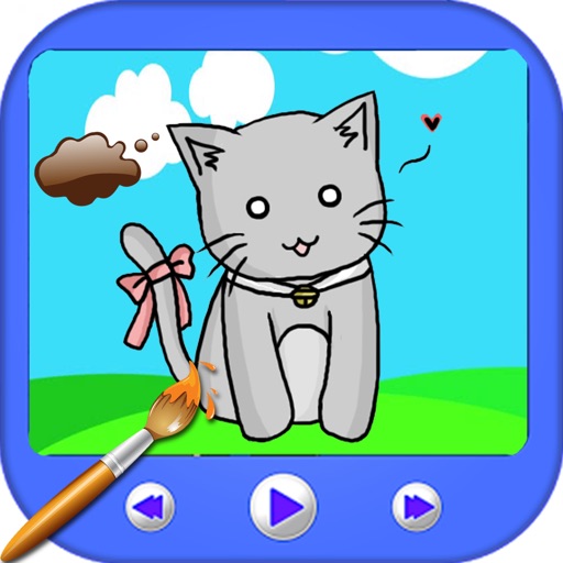 Book Colouring For Baby Animal Version Icon