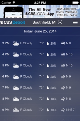 CBS Detroit Weather screenshot 4