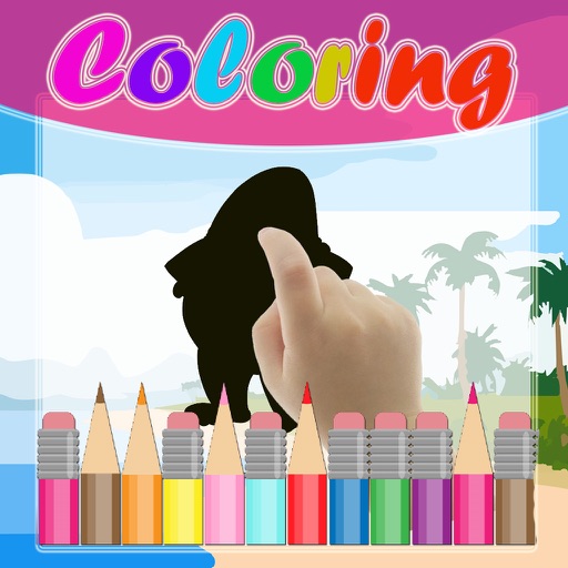 Game Paint Cartoon Coloring Kids for Captain Underpants iOS App
