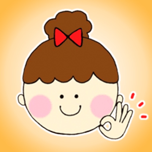 Little Girl Stickers! icon