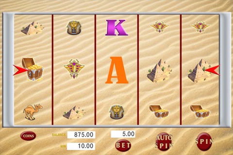 Slots of Pharaohs Pyramid Doubleup Casino Fire Way Jackpot! screenshot 2