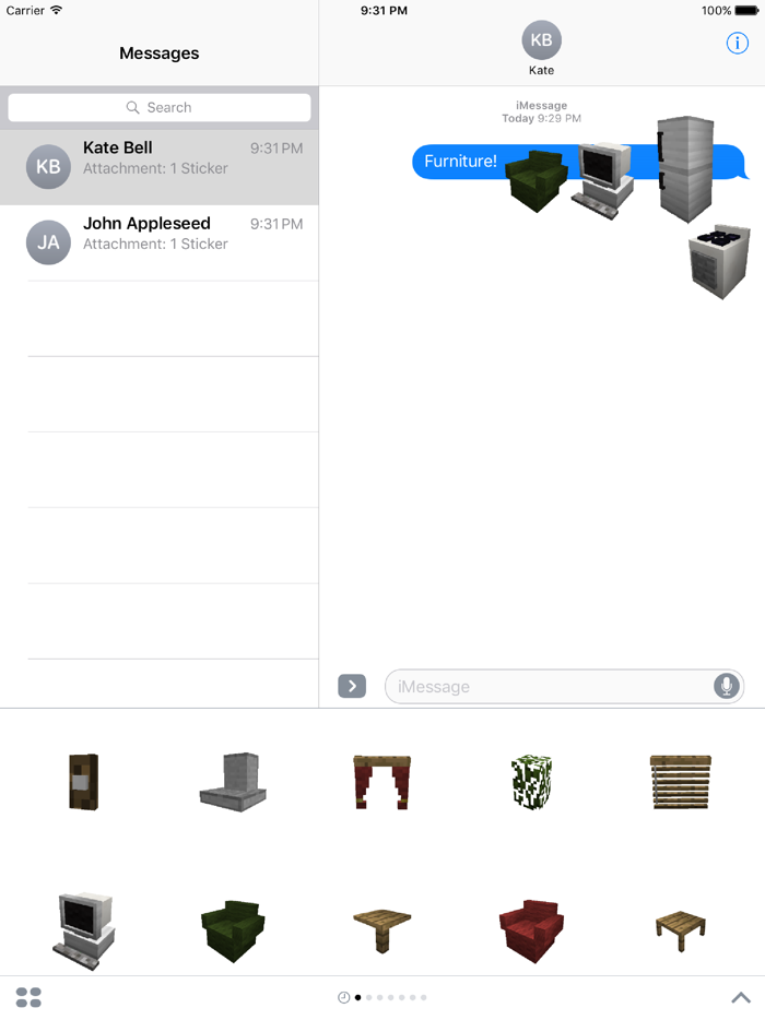 Furniture Mod Stickers