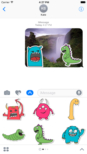 Monster Message Stickers(圖2)-速報App