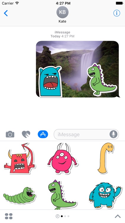 Monster Message Stickers