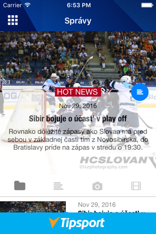 HC SLOVAN Bratislava screenshot 2