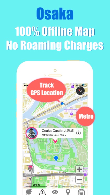 Osaka travel guide and offline metro city map by Beetletrip Augmented Reality Advisor screenshot-3