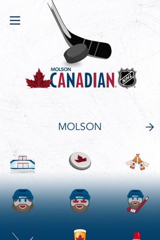 Molson Canadian NHL® Emoji screenshot 2